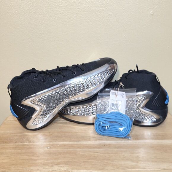 adidas AE 1 Silver Metallic Chrome Basketball Shoes JI0424 Men’s Size 8.5 main image 4